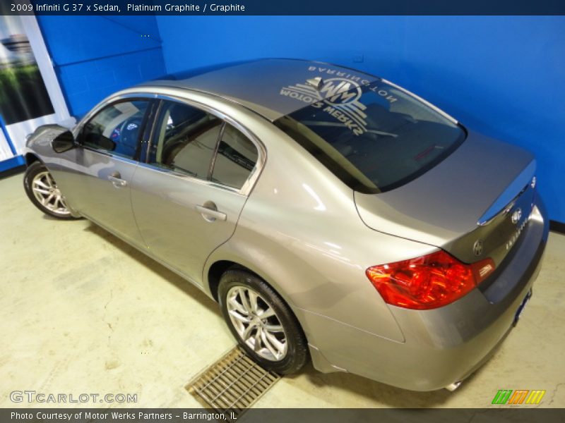 Platinum Graphite / Graphite 2009 Infiniti G 37 x Sedan