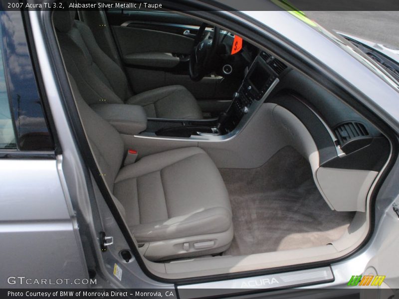 Alabaster Silver Metallic / Taupe 2007 Acura TL 3.2