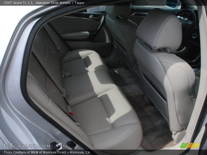 Alabaster Silver Metallic / Taupe 2007 Acura TL 3.2