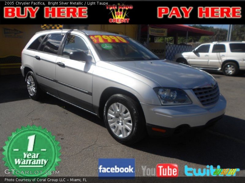 Bright Silver Metallic / Light Taupe 2005 Chrysler Pacifica