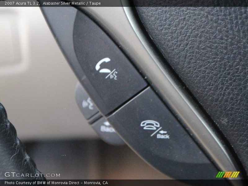 Alabaster Silver Metallic / Taupe 2007 Acura TL 3.2