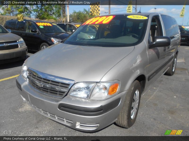 Silverstone Metallic / Medium Gray 2005 Chevrolet Venture LS
