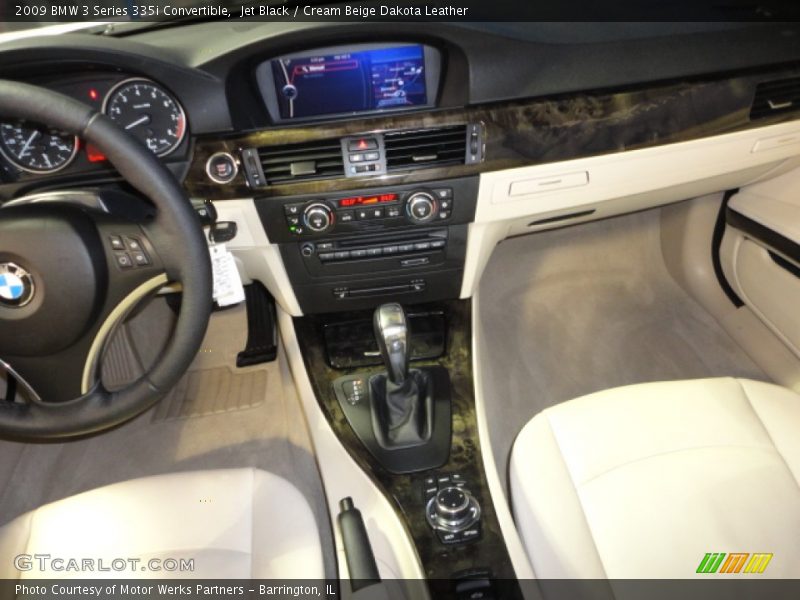 Jet Black / Cream Beige Dakota Leather 2009 BMW 3 Series 335i Convertible