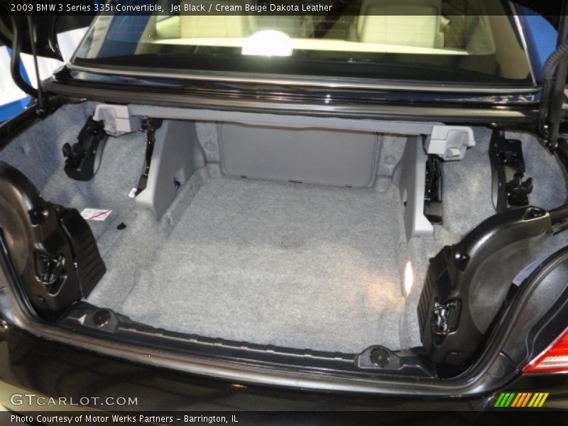 Jet Black / Cream Beige Dakota Leather 2009 BMW 3 Series 335i Convertible