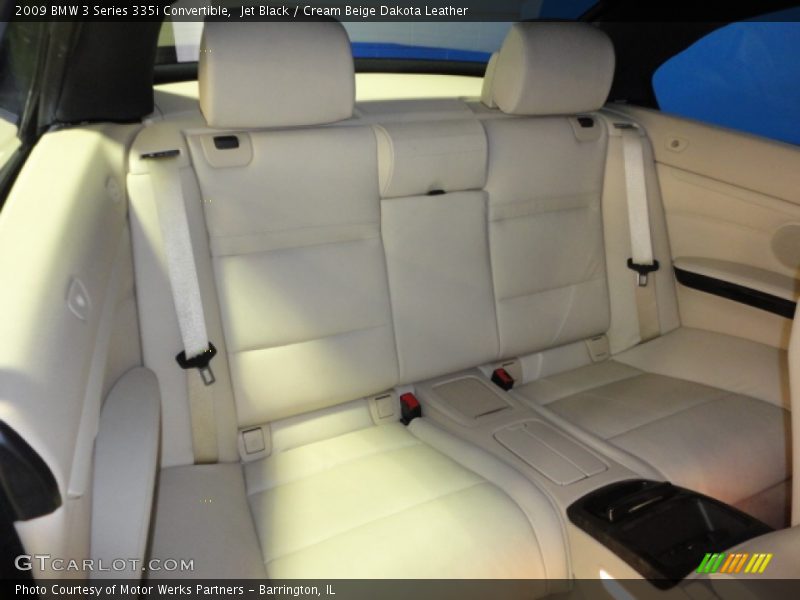 Jet Black / Cream Beige Dakota Leather 2009 BMW 3 Series 335i Convertible