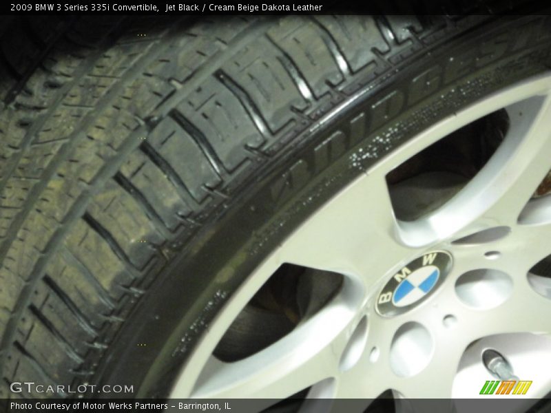 Jet Black / Cream Beige Dakota Leather 2009 BMW 3 Series 335i Convertible