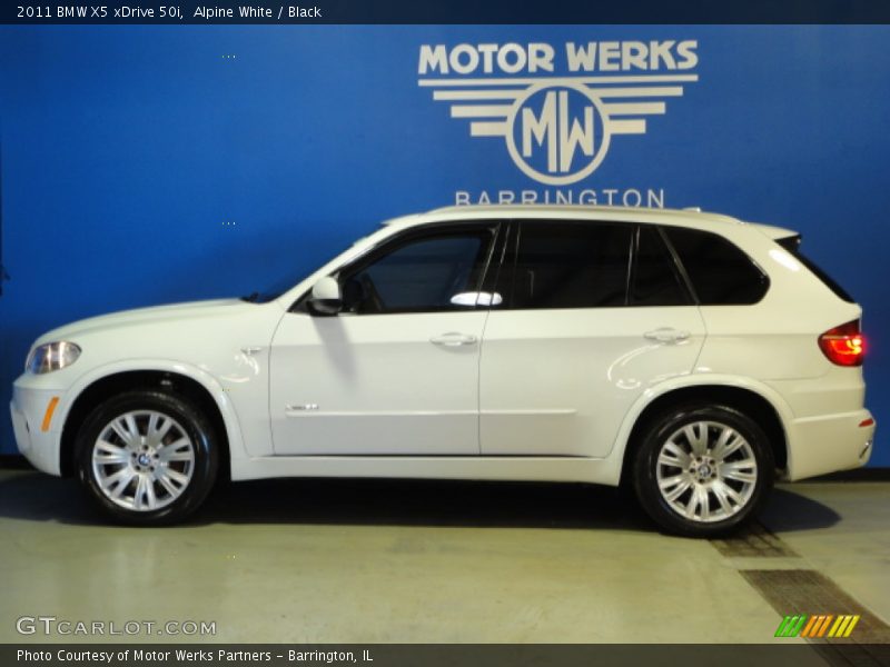 Alpine White / Black 2011 BMW X5 xDrive 50i