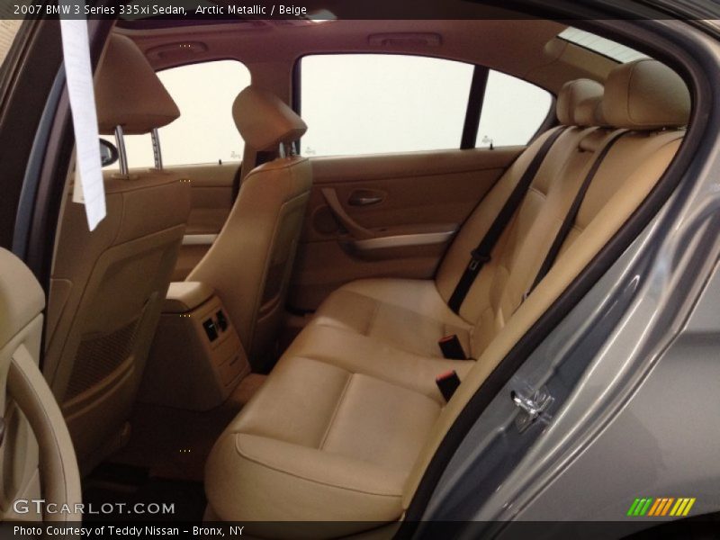 Arctic Metallic / Beige 2007 BMW 3 Series 335xi Sedan