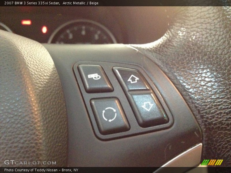 Arctic Metallic / Beige 2007 BMW 3 Series 335xi Sedan