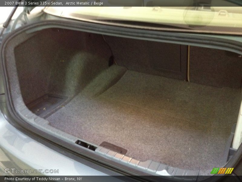 Arctic Metallic / Beige 2007 BMW 3 Series 335xi Sedan