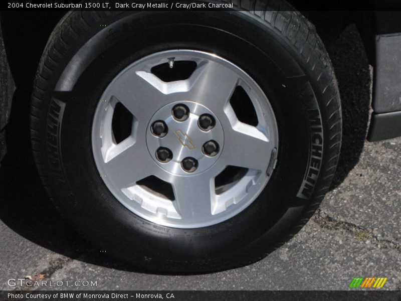 Dark Gray Metallic / Gray/Dark Charcoal 2004 Chevrolet Suburban 1500 LT