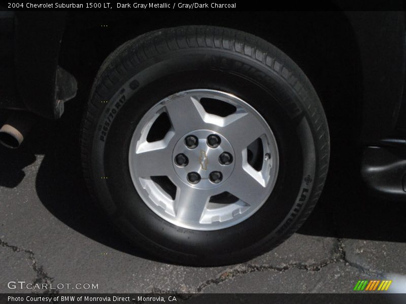 Dark Gray Metallic / Gray/Dark Charcoal 2004 Chevrolet Suburban 1500 LT