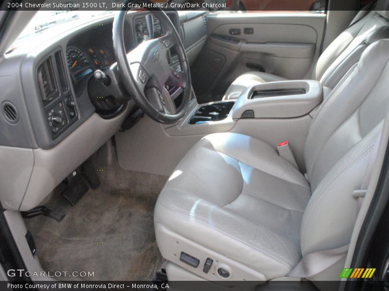 Dark Gray Metallic / Gray/Dark Charcoal 2004 Chevrolet Suburban 1500 LT