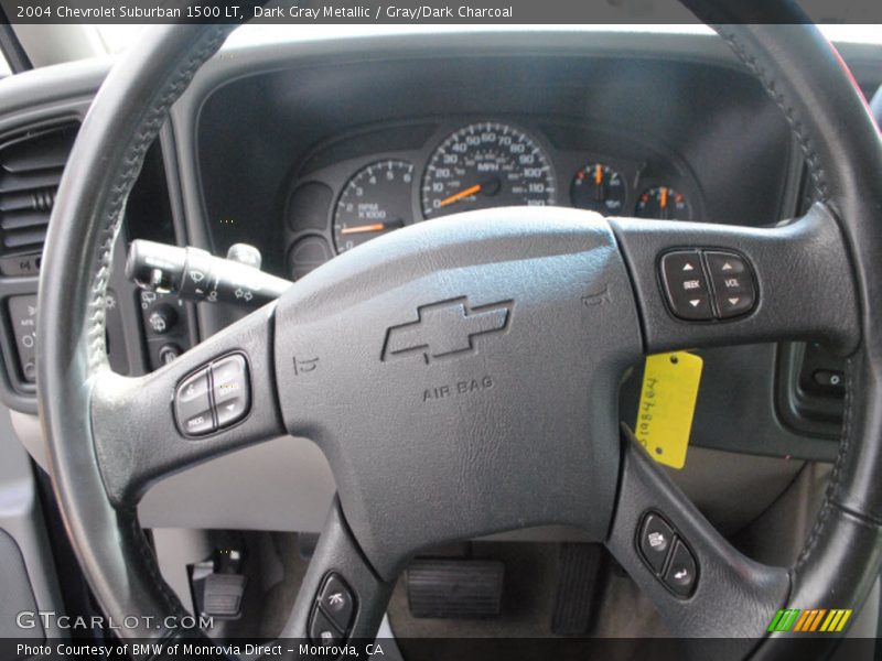 Dark Gray Metallic / Gray/Dark Charcoal 2004 Chevrolet Suburban 1500 LT