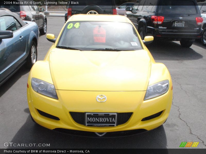 Lightning Yellow / Black 2004 Mazda RX-8 Sport