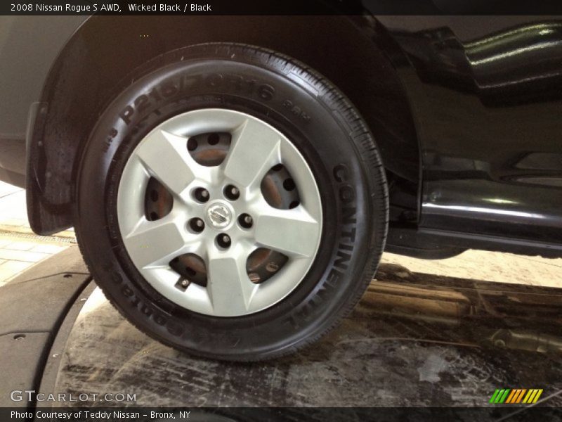 Wicked Black / Black 2008 Nissan Rogue S AWD