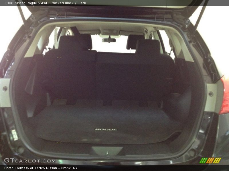Wicked Black / Black 2008 Nissan Rogue S AWD