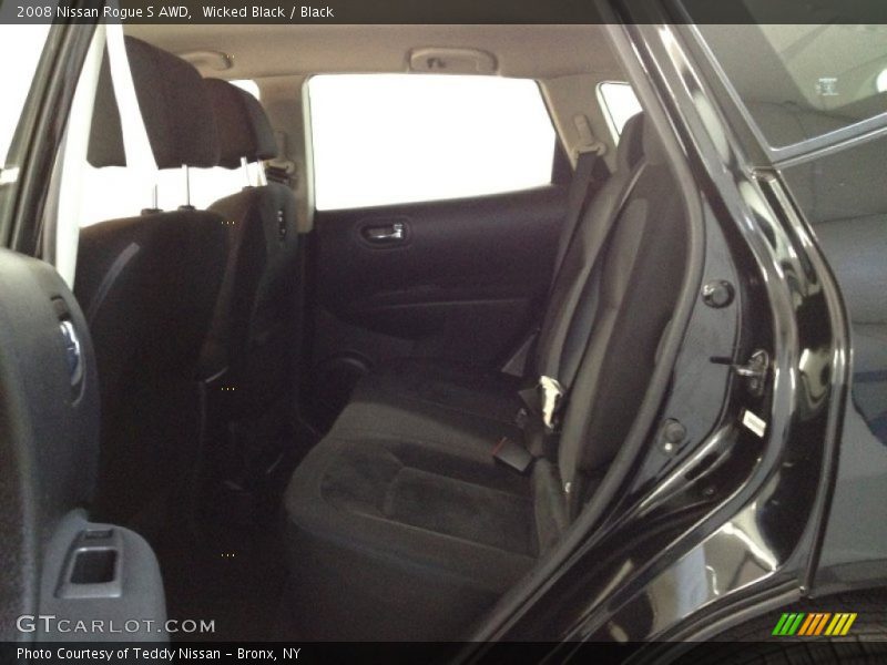 Wicked Black / Black 2008 Nissan Rogue S AWD