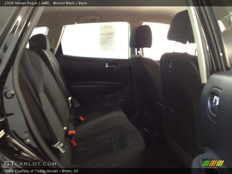 Wicked Black / Black 2008 Nissan Rogue S AWD
