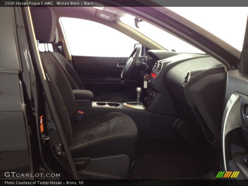 Wicked Black / Black 2008 Nissan Rogue S AWD