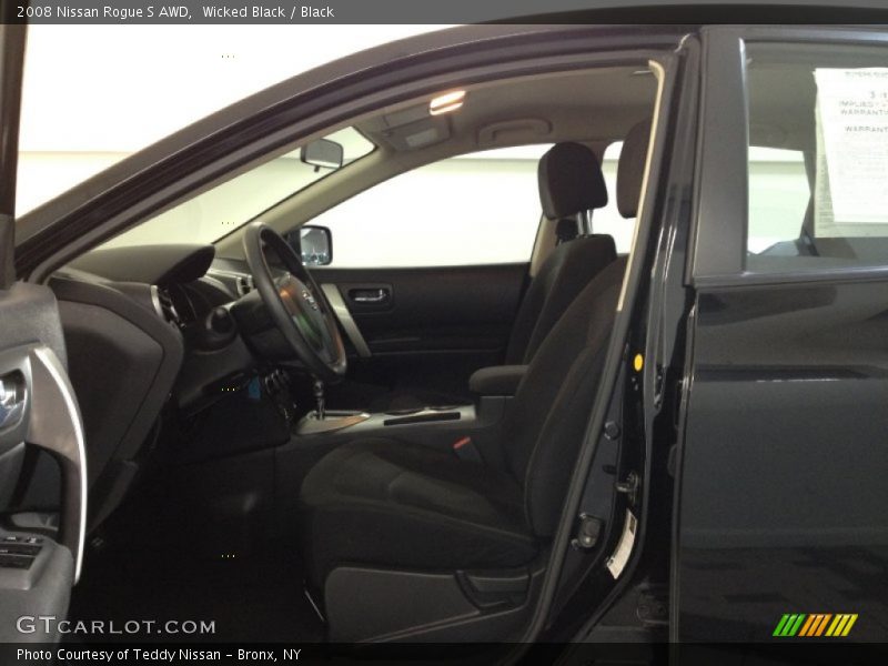 Wicked Black / Black 2008 Nissan Rogue S AWD