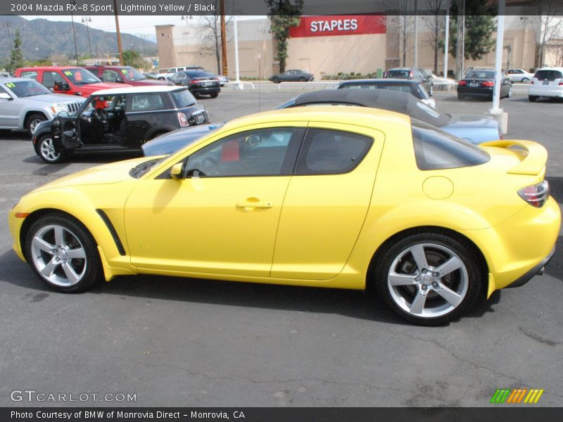 Lightning Yellow / Black 2004 Mazda RX-8 Sport