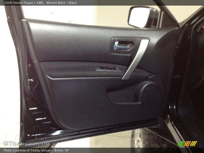 Wicked Black / Black 2008 Nissan Rogue S AWD