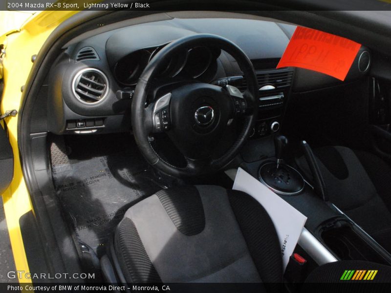 Lightning Yellow / Black 2004 Mazda RX-8 Sport