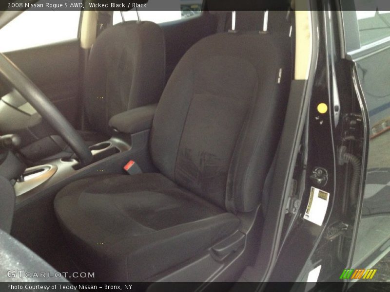 Wicked Black / Black 2008 Nissan Rogue S AWD