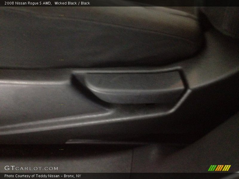 Wicked Black / Black 2008 Nissan Rogue S AWD