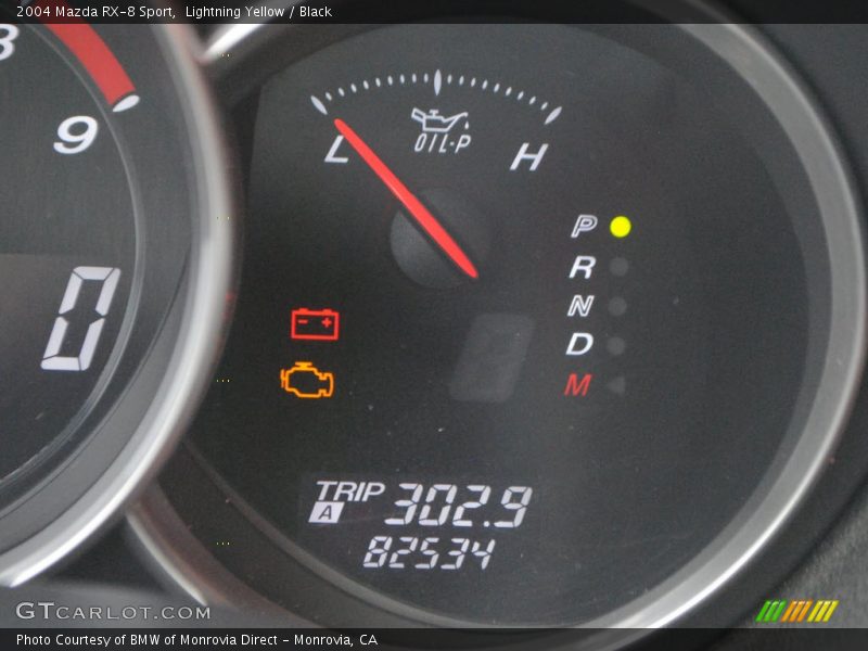 Lightning Yellow / Black 2004 Mazda RX-8 Sport
