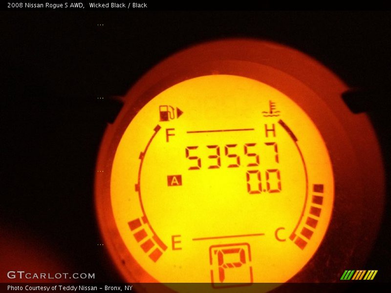 Wicked Black / Black 2008 Nissan Rogue S AWD