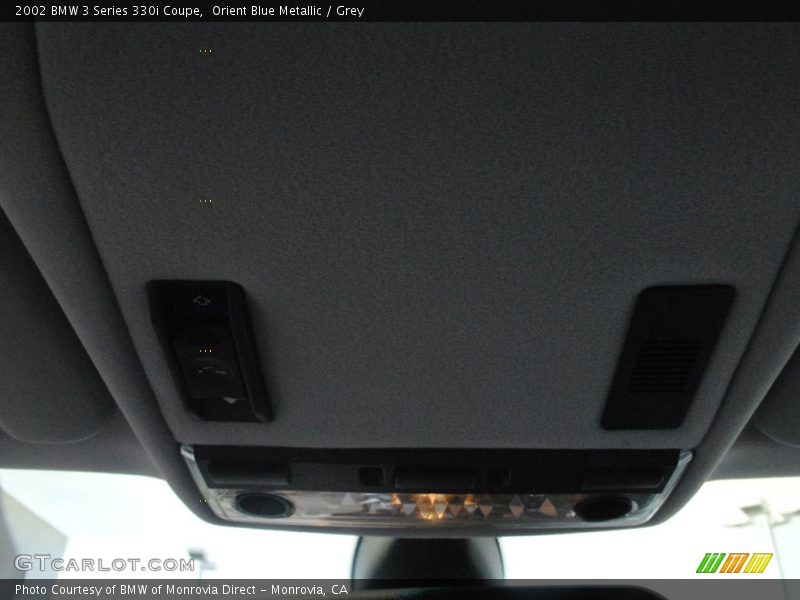 Orient Blue Metallic / Grey 2002 BMW 3 Series 330i Coupe