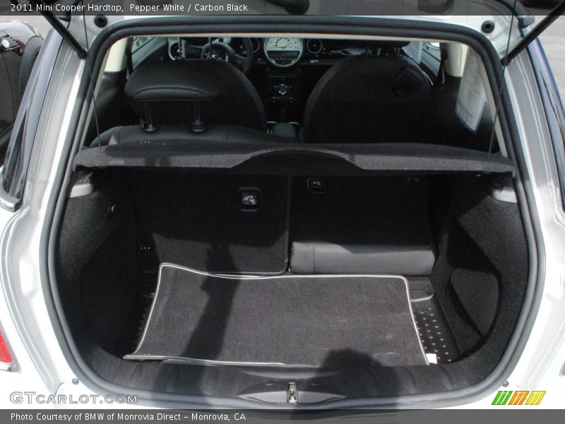 Pepper White / Carbon Black 2011 Mini Cooper Hardtop
