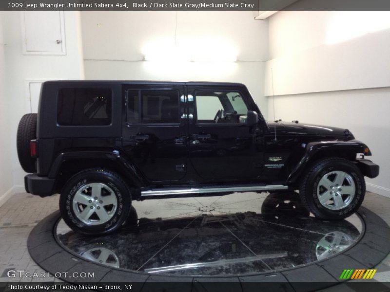 Black / Dark Slate Gray/Medium Slate Gray 2009 Jeep Wrangler Unlimited Sahara 4x4