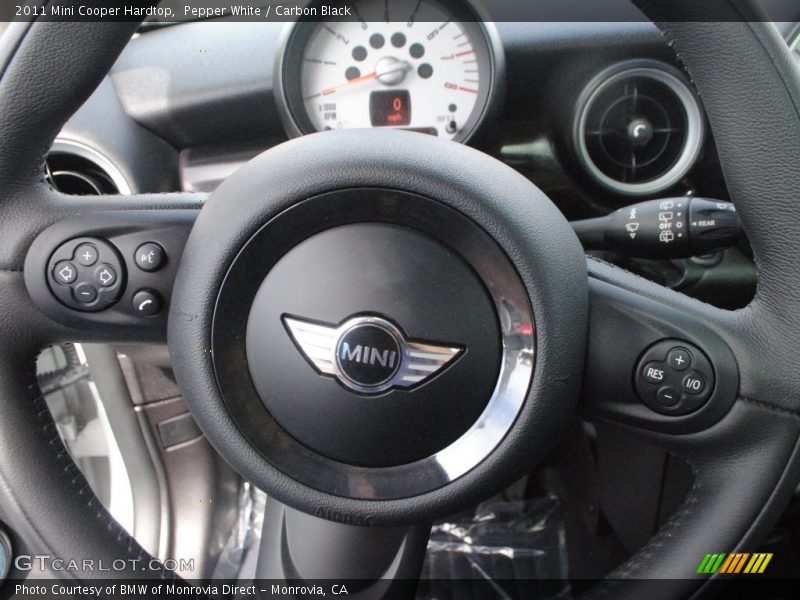 Pepper White / Carbon Black 2011 Mini Cooper Hardtop
