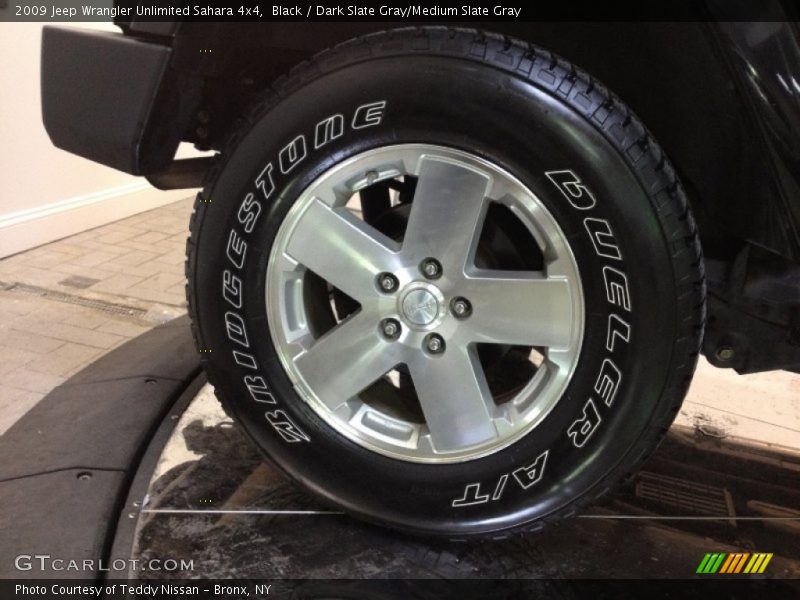 Black / Dark Slate Gray/Medium Slate Gray 2009 Jeep Wrangler Unlimited Sahara 4x4
