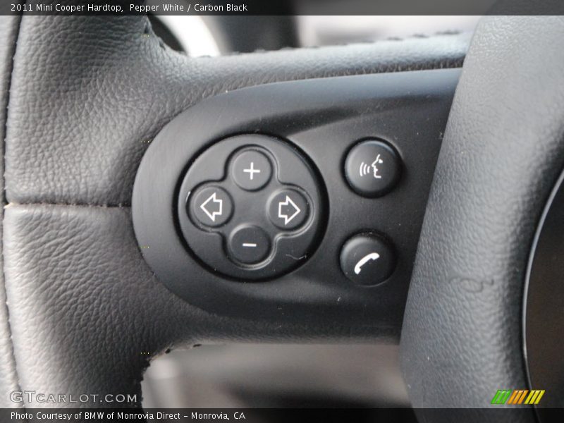 Pepper White / Carbon Black 2011 Mini Cooper Hardtop