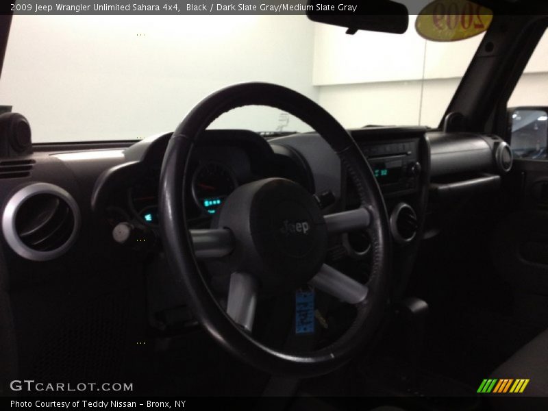 Black / Dark Slate Gray/Medium Slate Gray 2009 Jeep Wrangler Unlimited Sahara 4x4