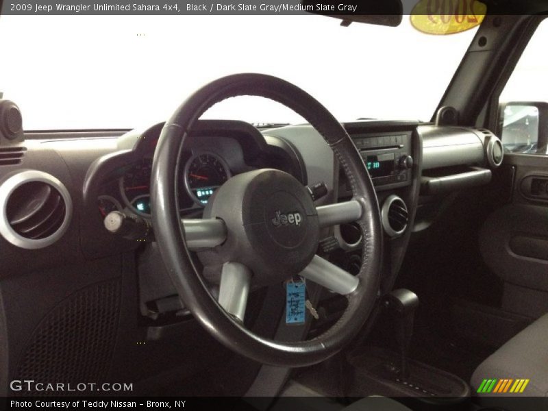 Black / Dark Slate Gray/Medium Slate Gray 2009 Jeep Wrangler Unlimited Sahara 4x4