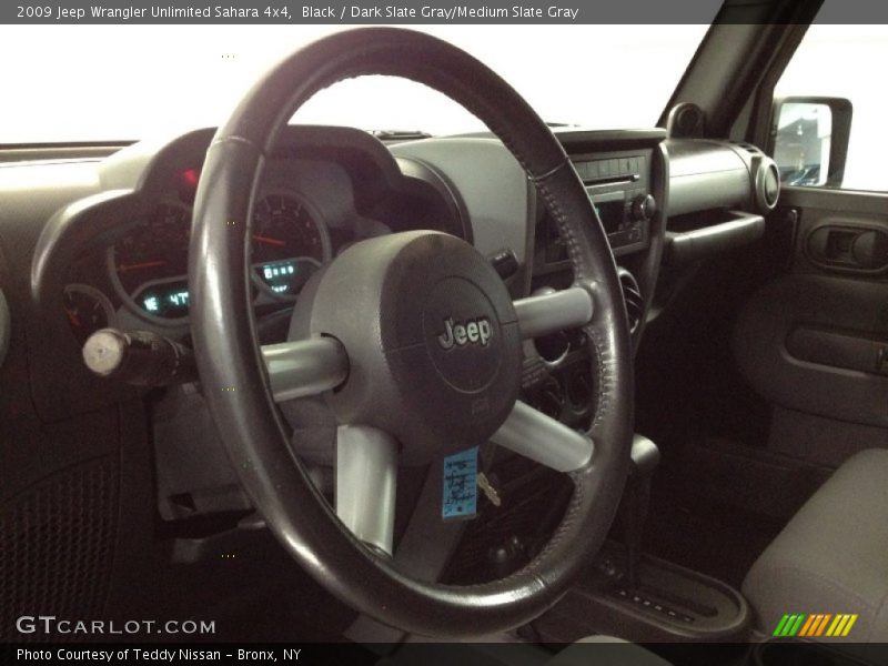 Black / Dark Slate Gray/Medium Slate Gray 2009 Jeep Wrangler Unlimited Sahara 4x4