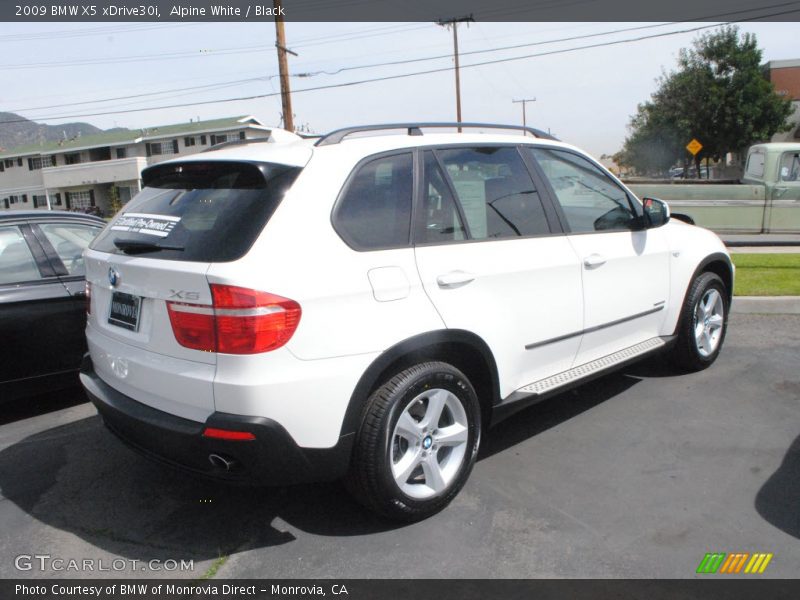 Alpine White / Black 2009 BMW X5 xDrive30i