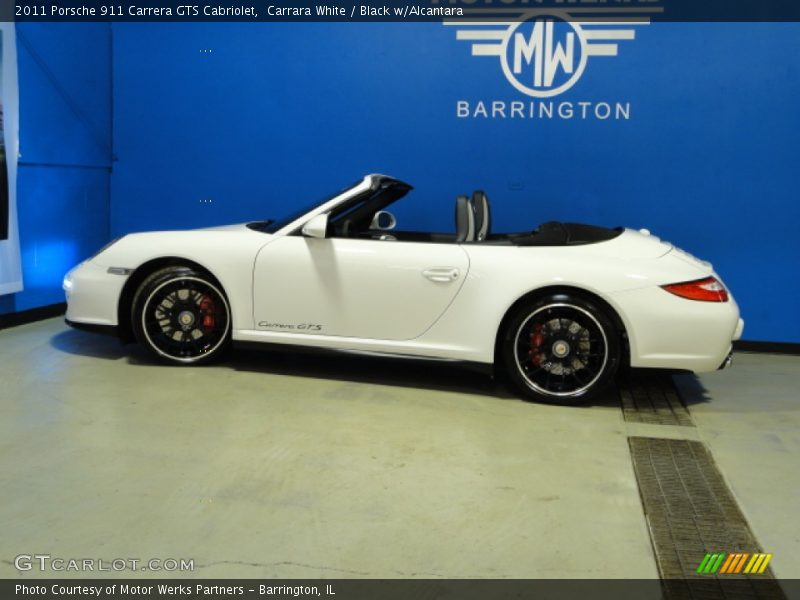 Carrara White / Black w/Alcantara 2011 Porsche 911 Carrera GTS Cabriolet