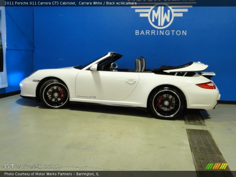 Carrara White / Black w/Alcantara 2011 Porsche 911 Carrera GTS Cabriolet
