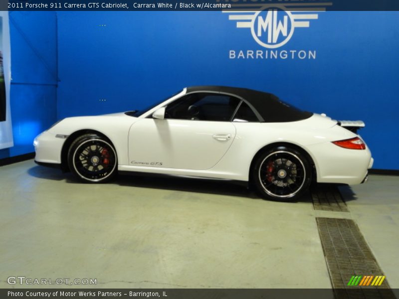 Carrara White / Black w/Alcantara 2011 Porsche 911 Carrera GTS Cabriolet