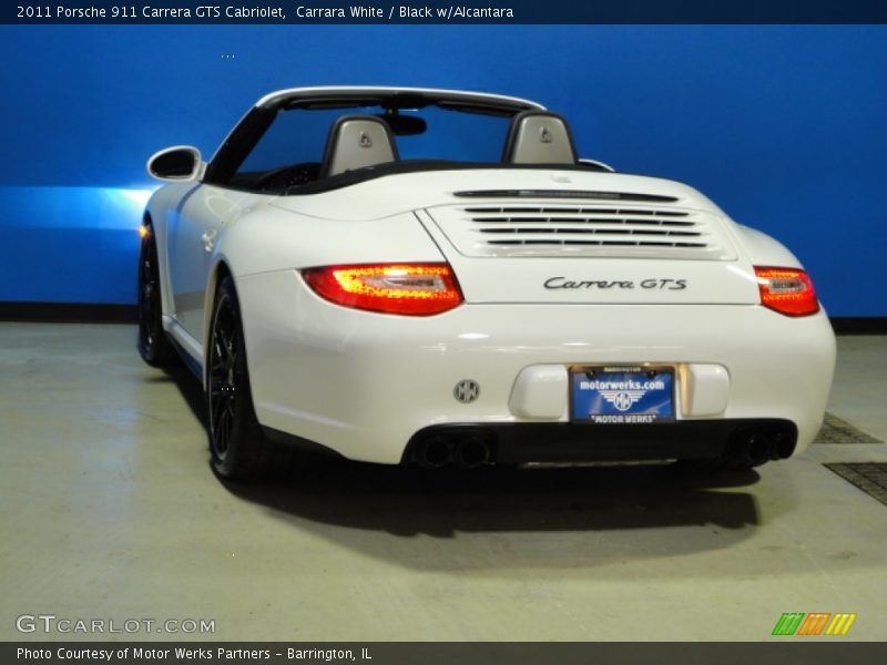 Carrara White / Black w/Alcantara 2011 Porsche 911 Carrera GTS Cabriolet