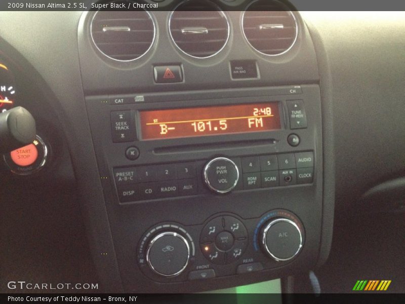 Super Black / Charcoal 2009 Nissan Altima 2.5 SL