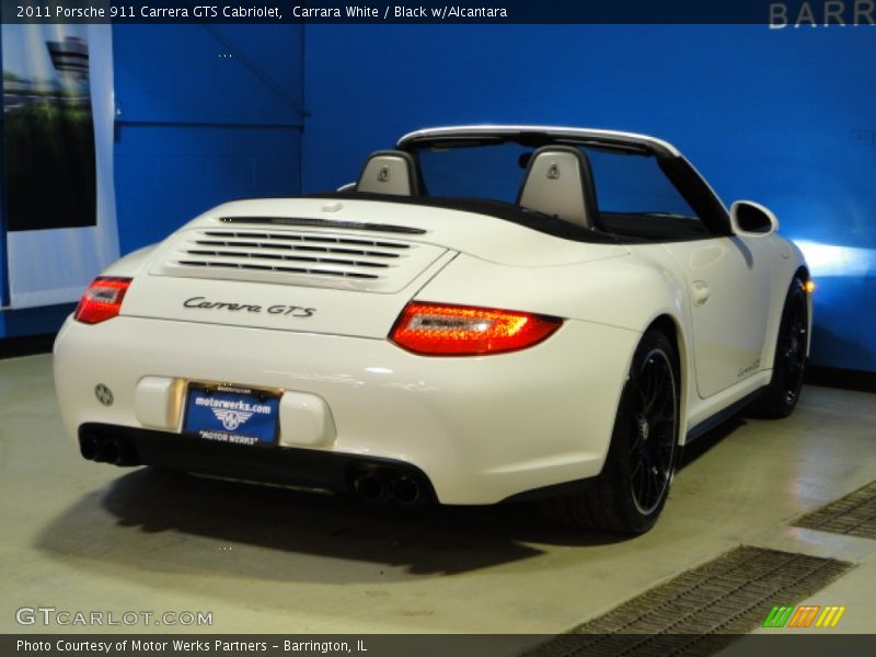 Carrara White / Black w/Alcantara 2011 Porsche 911 Carrera GTS Cabriolet