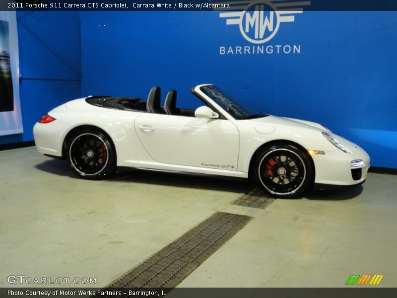 Carrara White / Black w/Alcantara 2011 Porsche 911 Carrera GTS Cabriolet