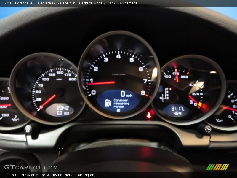 Carrara White / Black w/Alcantara 2011 Porsche 911 Carrera GTS Cabriolet